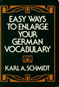 Easy ways to enlarge your German vocabulary